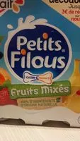 Sucre et nutriments contenus dans Petits filous pots