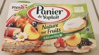 Quantité de sucre dans Nature sur lit fruits Édition été 6 x 140 g