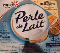 Sucre et nutriments contenus dans Yoplaitperle de lait