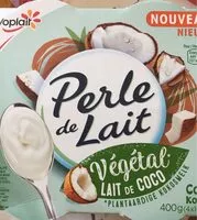 中的糖分和营养成分 Perle de lait vegetal