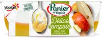 Quantité de sucre dans Délice comporté Pomme Poire 4 x 100 g