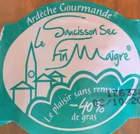 Quantité de sucre dans Le saucisson sec fin maigre