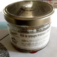 含糖量 Pate de campagne Ardechois a l'ancienne TEYSSIER