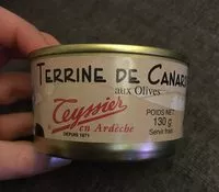 含糖量 Terrine de canard aux olives