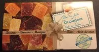 Suhkru kogus sees Pates de fruit exotique