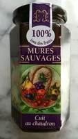 चीनी की मात्रा Mûre Sauvage