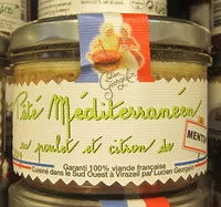 Jumlah gula yang masuk Pâté Méditerranéen au Poulet et Citron de Menton