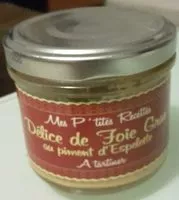 Specialite a tartiner a base de foie gras