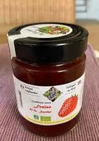 Sucre et nutriments contenus dans Confiture extra fraises de la sarthe