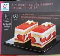 चीनी की मात्रा Bûchettes Pâtissières Façon Fraisier