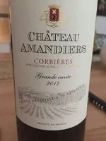 Sucre et nutriments contenus dans Chateau amandiers