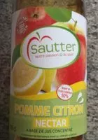 Sucre et nutriments contenus dans Sautter pom or