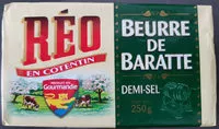 Sokerin määrä sisällä Beurre de baratte