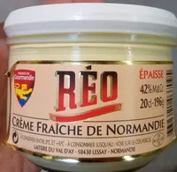 Sokerin määrä sisällä Crème fraîche de Normandie (42 % MG)