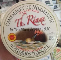 Sucre et nutriments contenus dans Th reaux