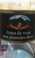 Quantité de sucre dans AXOA DE VEAU AUX PIMENTS DOUX