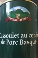 Sokerin määrä sisällä Cassoulet au confit de porc Basque