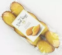 Jumlah gula yang masuk Madeleines coquille x8