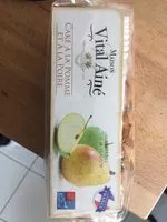 入っている砂糖の量 Cake pomme poire Vital Aîné