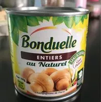 Suhkru kogus sees Champignons entiers au naturel