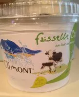 Jumlah gula yang masuk Faisselle au lait de montagne bio