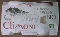 Jumlah gula yang masuk Yaourt Climont chèvre et brebis