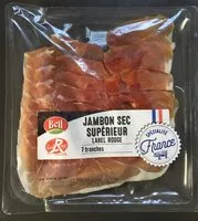 Amount of sugar in Jambon sec supérieur Spécialité France