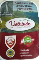 Quantité de sucre dans Saucisson sec d'Auvergne montagne