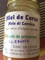 Sucre et nutriments contenus dans Gaec de lozari