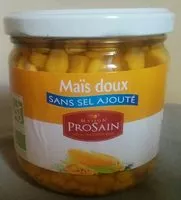 含糖量 Mais Doux En Grains Sans Sel Ajoute