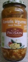 İçindeki şeker miktarı Ravioli aux légumes sauce Toscane
