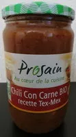 含糖量 Chili Con Carne BIO  recette Tex-Mex