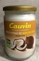 Zuckermenge drin CAUVIN - HUILE VIERGE DE NOIX DE COCO BIO