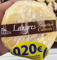 Amount of sugar in Langres sélection crémier (23% MG)