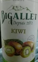 Количество сахара в Sirop kiwi