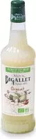 入っている砂糖の量 sirop d'orgeat bio