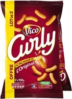 Amount of sugar in Curly Cacahuète L'Original