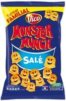 Jumlah gula yang masuk Monster Munch - Produit soufflé à base de pomme de terre goût salé