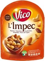 Zuckermenge drin Mélange de graines grillées et de raisins secs