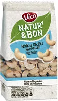 Zuckermenge drin Natur'&Bon Noix de cajou non grillées non salé