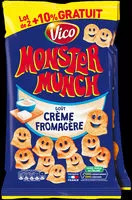 Zuckermenge drin Monster Munch goût Crème Fromagère (lot de 2, +10% gratuit)