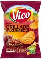 Amount of sugar in Chips saveur grillade sauce barbecue