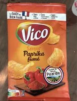 入っている砂糖の量 Chips saveur paprika fumé