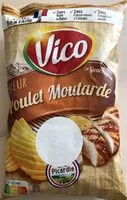 Suhkru kogus sees Chips poulet moutarde