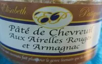 Quantité de sucre dans Pâté de Chevreuil aux Airelles Rouges et Armagnac