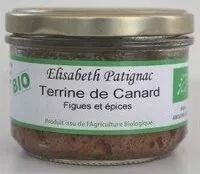 Jumlah gula yang masuk Terrine de canard, figues et épices, Bio