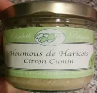 Quantité de sucre dans Houmous de haricots citron cumin