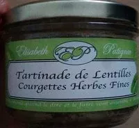 Quantité de sucre dans Tartinade De Lentilles Courgettes Herbes Fines Bio