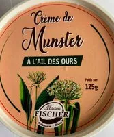 入っている砂糖の量 Crème de Munster à l'ail des ours