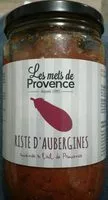 Suhkru kogus sees Riste d'aubergines cuisinée à l'ail de Provence